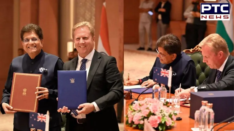 India And New zealand ਨੇ ਕੀਤੇ ਐਫਟੀਏ ‘ਤੇ ਦਸਤਖਤ, 20 ਬਿਲੀਅਨ ਡਾਲਰ ਦਾ ਨਿਵੇਸ਼, ਇਹ ਸਾਮਾਨ ਹੋਵੇਗਾ ਸਸਤਾ | ਮੁੱਖ ਖਬਰਾਂ