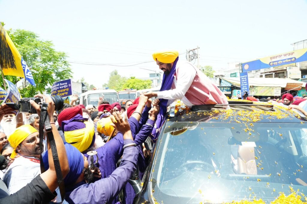 C M Bhagwant Mann Sukrana Yatra in Punjab