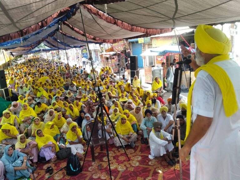 ਭਾਰਤੀ ਕਿਸਾਨ ਯੂਨੀਅਨ ਏਕਤਾ ਉਗਰਾਹਾਂ ਸੰਗਰੂਰ ਵਿਖੇ ਮੋਰਚਾ ਤੀਜੇ ਦਿਨ ਵੀ ਜਾਰੀ
