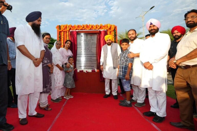 ਐਚ.ਆਰ.-2 ਰੋਡ ਹੁਣ ‘ਸ਼ਹੀਦ ਕਰਨਲ ਮਨਪ੍ਰੀਤ ਸਿੰਘ ਮਾਰਗ’ ਦੇ ਨਾਂ ਨਾਲ ਜਾਣੀ ਜਾਵੇਗੀ-ਮੁੱਖ ਮੰਤਰੀ ਭਗਵੰਤ ਸਿੰਘ ਮਾਨ