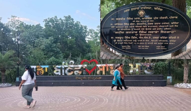 ਸ਼ਹੀਦ ਕਰਤਾਰ ਸਿੰਘ ਸਰਾਭਾ ਸੈਰਗਾਹ ਦਾ 75 ਲੱਖ ਦੀ ਲਾਗਤ ਨਾਲ  ਨਵੀਨੀਕਰਨ, ਸ਼ਹਿਰ ਦੀ ਖੂਬਸੂਰਤੀ ਨੂੰ ਲਾ ਰਿਹੈ ਚਾਰ ਚੰਨ