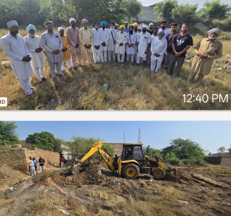 ਪਿੰਡ ਹਿੰਮਤਪੁਰਾ ਦੀ ਗ੍ਰਾਮ ਪੰਚਾਇਤ ਨੇ ਕੀਤੀ ਅਨੋਖੀ ਪਹਿਲ, ਗ੍ਰੰਥੀ ਸਿੰਘ ਨੂੰ ਘਰ ਬਣਾਉਣ ਲਈ 8 ਮਰਲੇ ਜਗ੍ਹਾ ਦੇਣ ਦਾ ਸ਼ਲਾਘਾਯੋਗ ਉਪਰਾਲਾ।