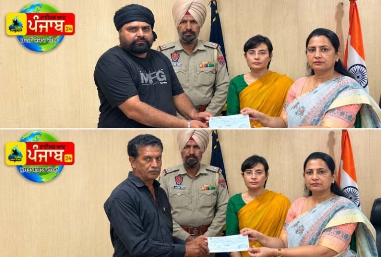 ਮਾਨਸਾ ਗੋਲ਼ੀ ਕਾਂਡ ! ਡਿਪਟੀ ਕਮਿਸ਼ਨਰ ਨਵਜੋਤ ਕੌਰ ਨੇ ਗੋਲੀ ਵੱਜਣ ਕਾਰਨ ਜ਼ਖਮੀ ਦੋ ਵਿਅਕਤੀਆਂ ਦੇ ਪਰਿਵਾਰਕ ਮੈਂਬਰਾਂ ਨੂੰ ਵਿੱਤੀ ਸਹਾਇਤਾ ਦਾ ਚੈੱਕ ਸੌਂਪਿਆ